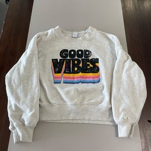Good vibes sweatshirt kids